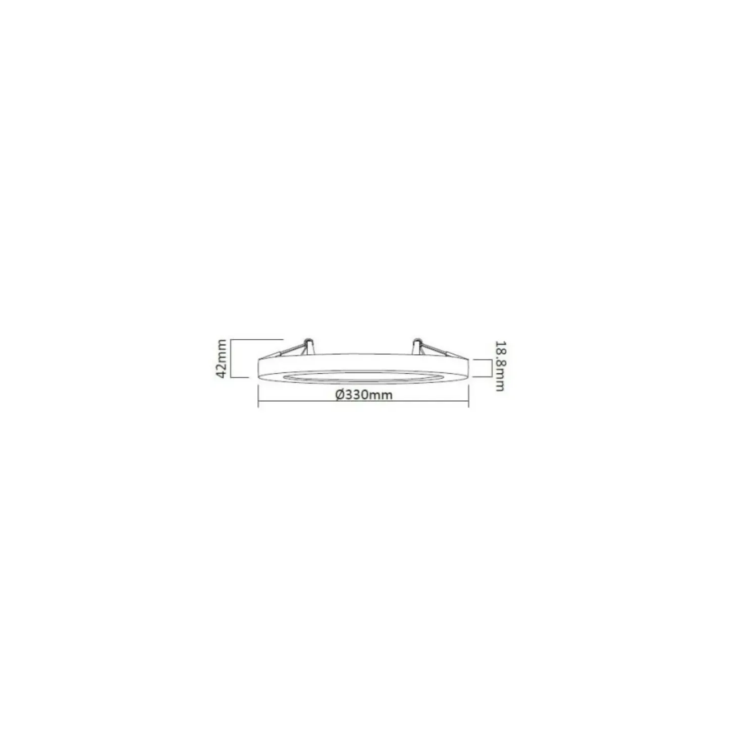 Lampa sufitowa pod- i natynkowy okrąg LP-330/1C 4WH YORK | Kaja*Sklep Kaja Clearance
