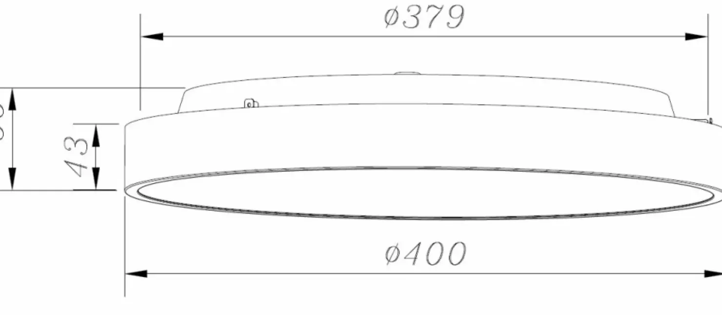 Lampa sufitowa srebrna okrągła CL12100008-SL SIERRA | Kaja*Sklep Kaja Hot