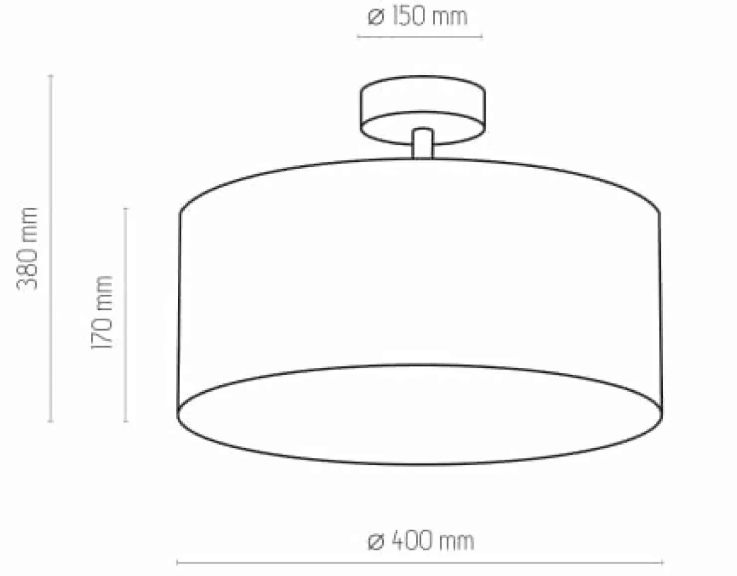 Lampa sufitowa TK 1036 z serii RONDO | Kaja Oświetlenie*Sklep Kaja Best