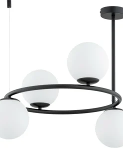 Best Sale Sklep Kaja Lampa sufitowa w klasycznym stylu, z kloszami AL 63256 z serii RINGO | Kaja Oświ
