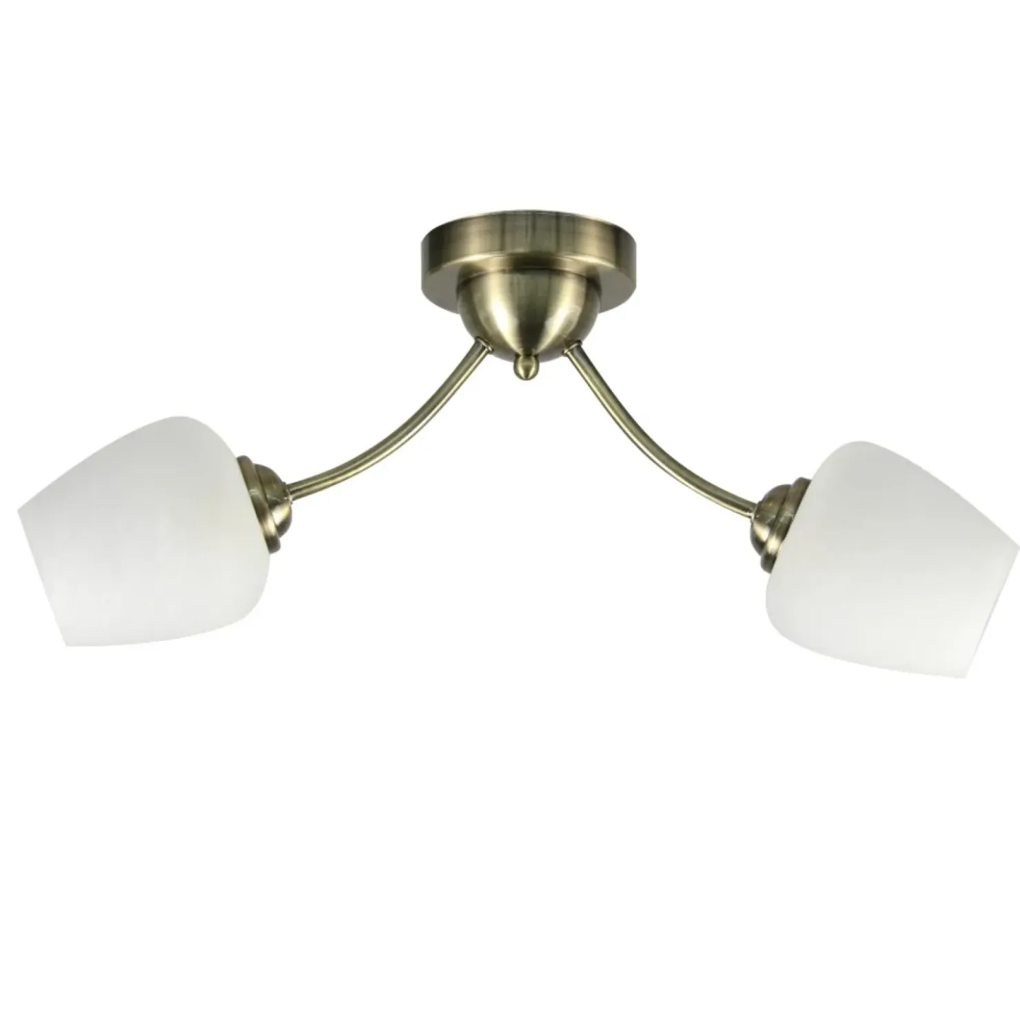 Lampa sufitowa w kolorze patyny, z kloszami 32-22578 z serii ZINA | Kaja Oświetl*Sklep Kaja Discount