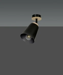 Cheap Sklep Kaja lampa sufitowa w kolorze czarnym i drewna 725/1 | Kaja Oświetlenie