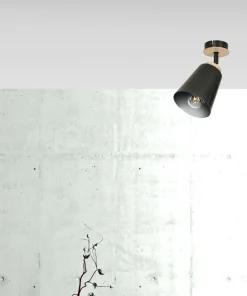 Cheap Sklep Kaja lampa sufitowa w kolorze czarnym i drewna 725/1 | Kaja Oświetlenie