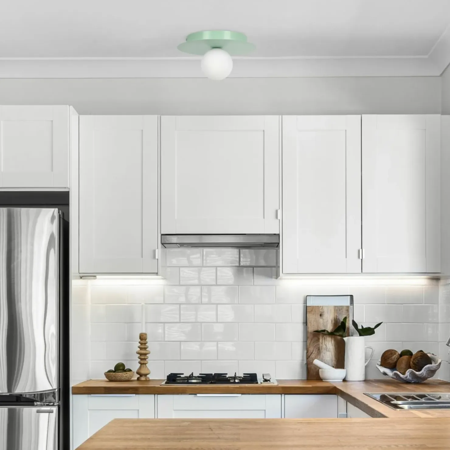 Lampa sufitowa w kolorze miętowym, plafon K-5453 z serii ROBIN*Sklep Kaja Best Sale