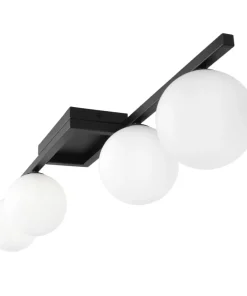 Shop Sklep Kaja Lampa sufitowa w kolorze czerni i bieli, do jadalni K-5460 z serii KORFU