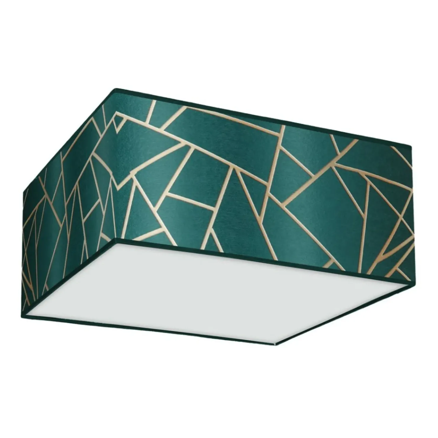 Lampa sufitowa w kolorze butelkowej zieleni MLP7574 z serii ZIGGY | Kaja Oświetl*Sklep Kaja Outlet