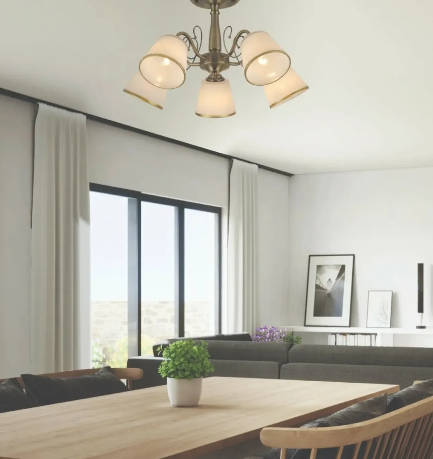 Lampa sufitowa w stylu klasycznym 35-26583 z serii LOSANNA | Kaja Oświetlenie*Sklep Kaja Best Sale