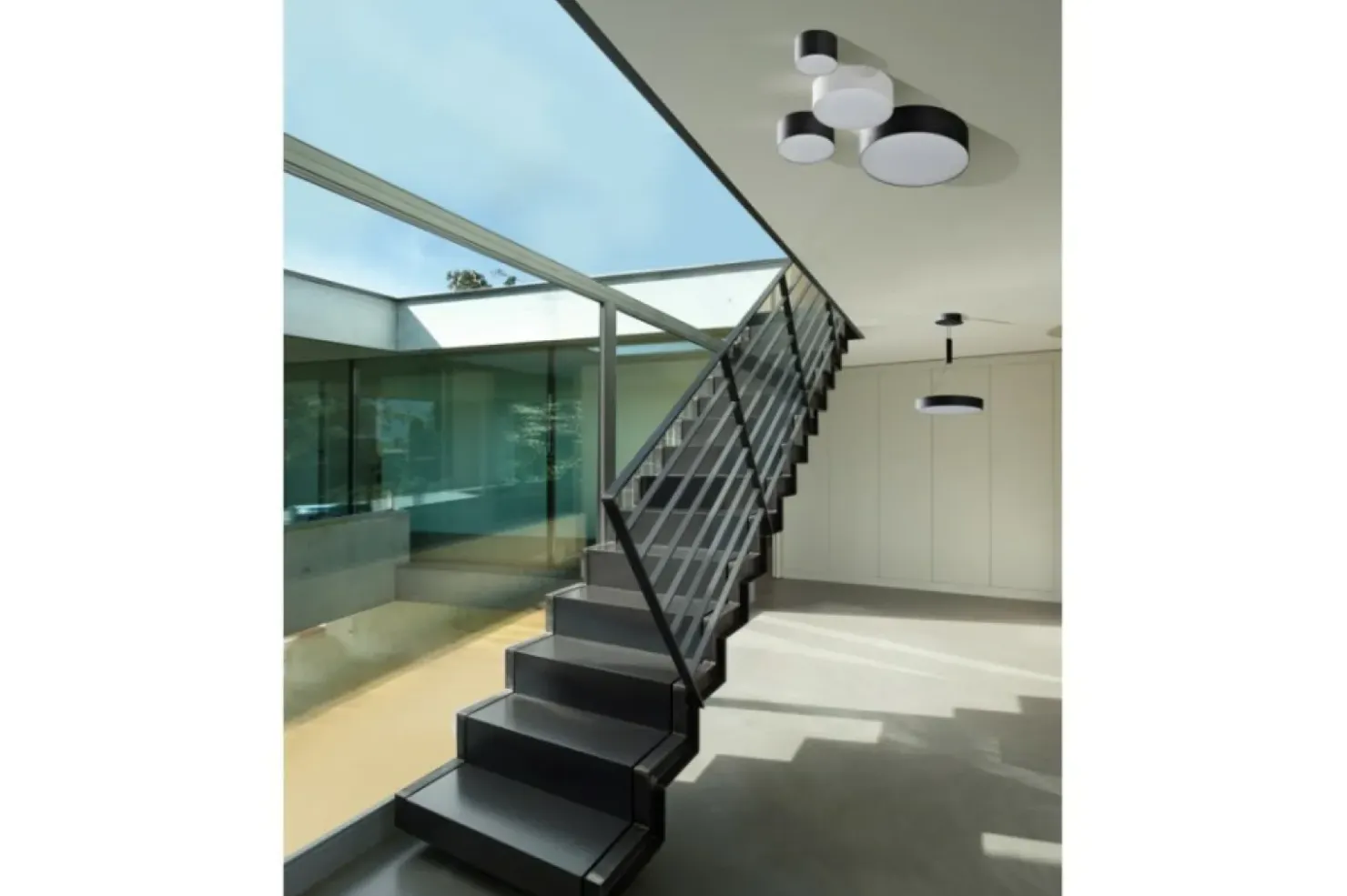 Lampa sufitowa wąska biała tuba LED 4000K AZ3232 MONZA | Kaja*Sklep Kaja Outlet