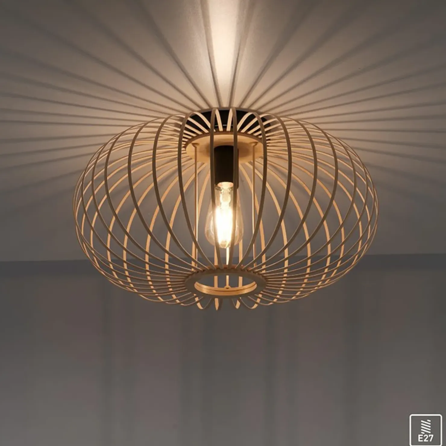 Flash Sale Sklep Kaja Lampa sufitowa wykonana z drewna 11411-79 z serii RACOON | Kaja drewno
