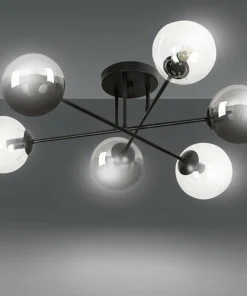 Discount Sklep Kaja Lampa sufitowa z 2 rodzajami kulistych kloszy 834/6B1 | Kaja