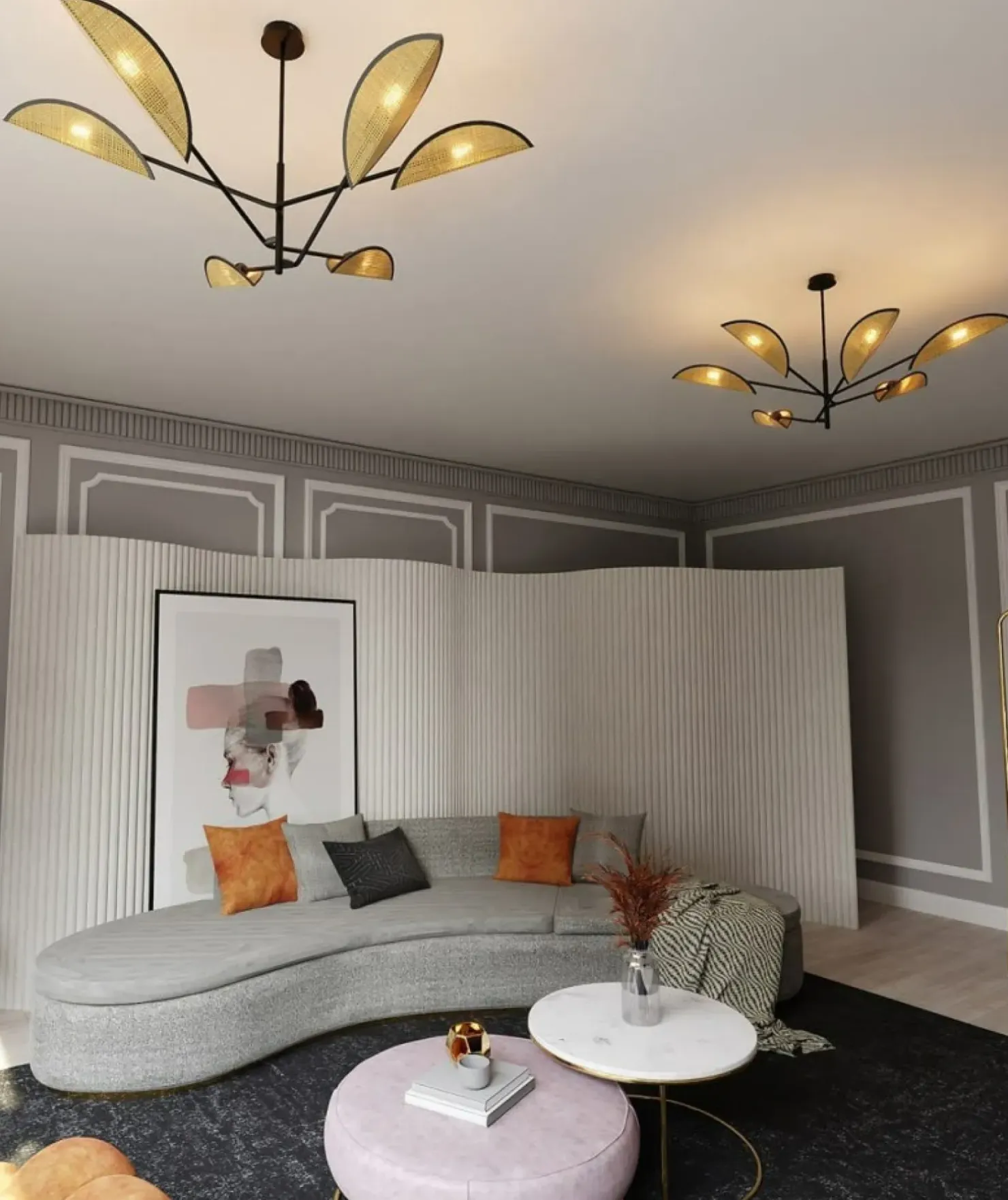 Cheap Sklep Kaja Lampa sufitowa z abażurami w stylu boho 1160/6 VENE | Kaja Oświetlenie