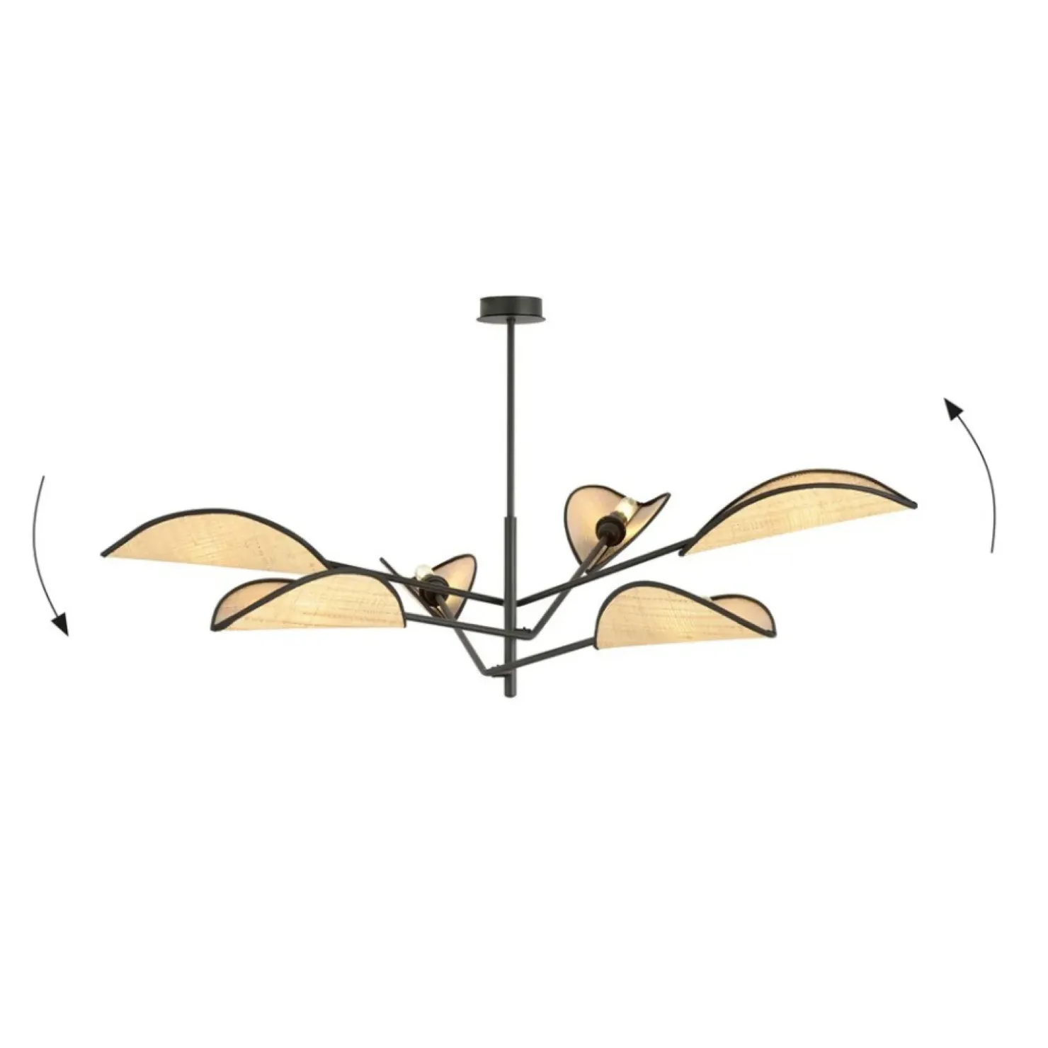 Cheap Sklep Kaja Lampa sufitowa z abażurami w stylu boho 1160/6 VENE | Kaja Oświetlenie
