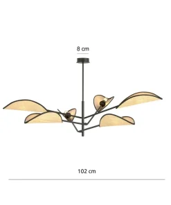 Cheap Sklep Kaja Lampa sufitowa z abażurami w stylu boho 1160/6 VENE | Kaja Oświetlenie