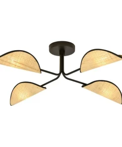 Online Sklep Kaja Lampa sufitowa z abażurami w stylu eco 1172/4 GOMEZ | Kaja Oświetlenie
