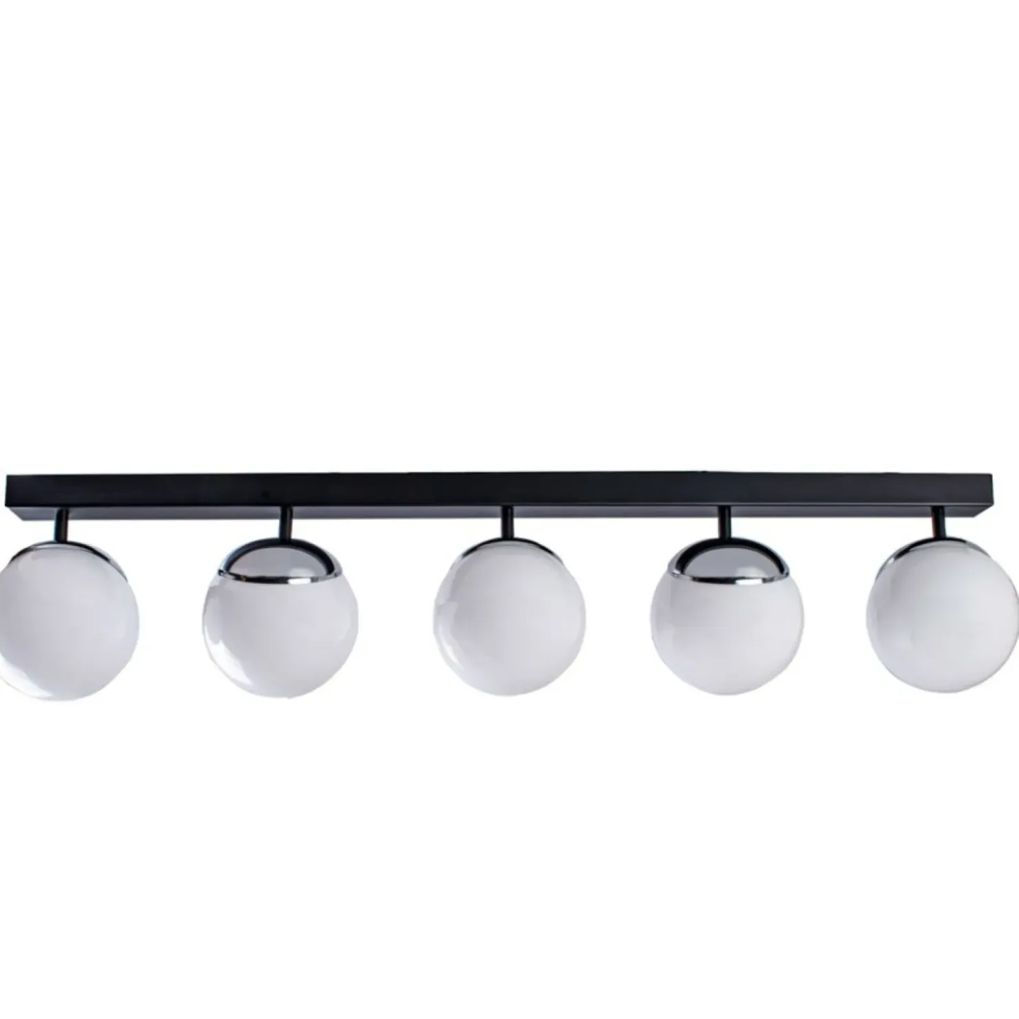 Store Sklep Kaja Lampa sufitowa z chromowanymi elementami MLP8875 z serii SFERA | Kaja Oświetleni