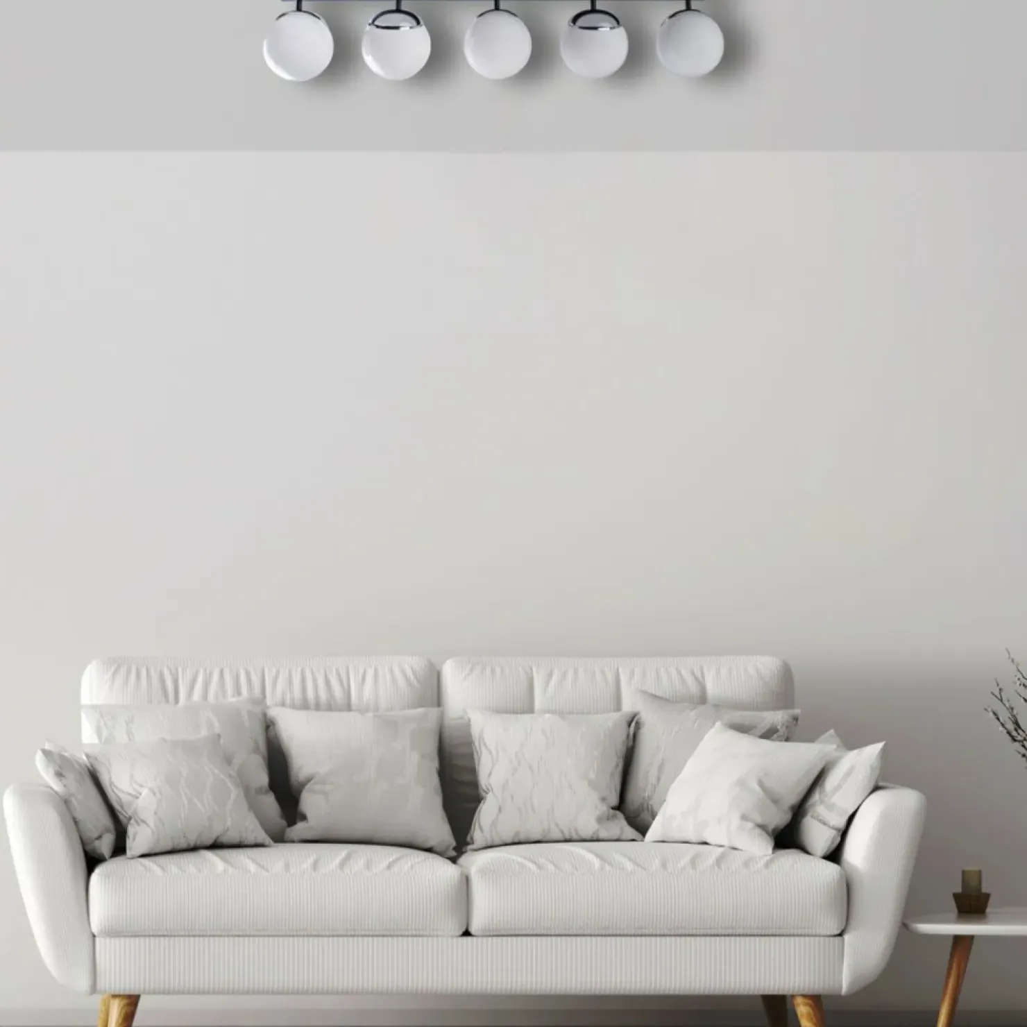 Store Sklep Kaja Lampa sufitowa z chromowanymi elementami MLP8875 z serii SFERA | Kaja Oświetleni