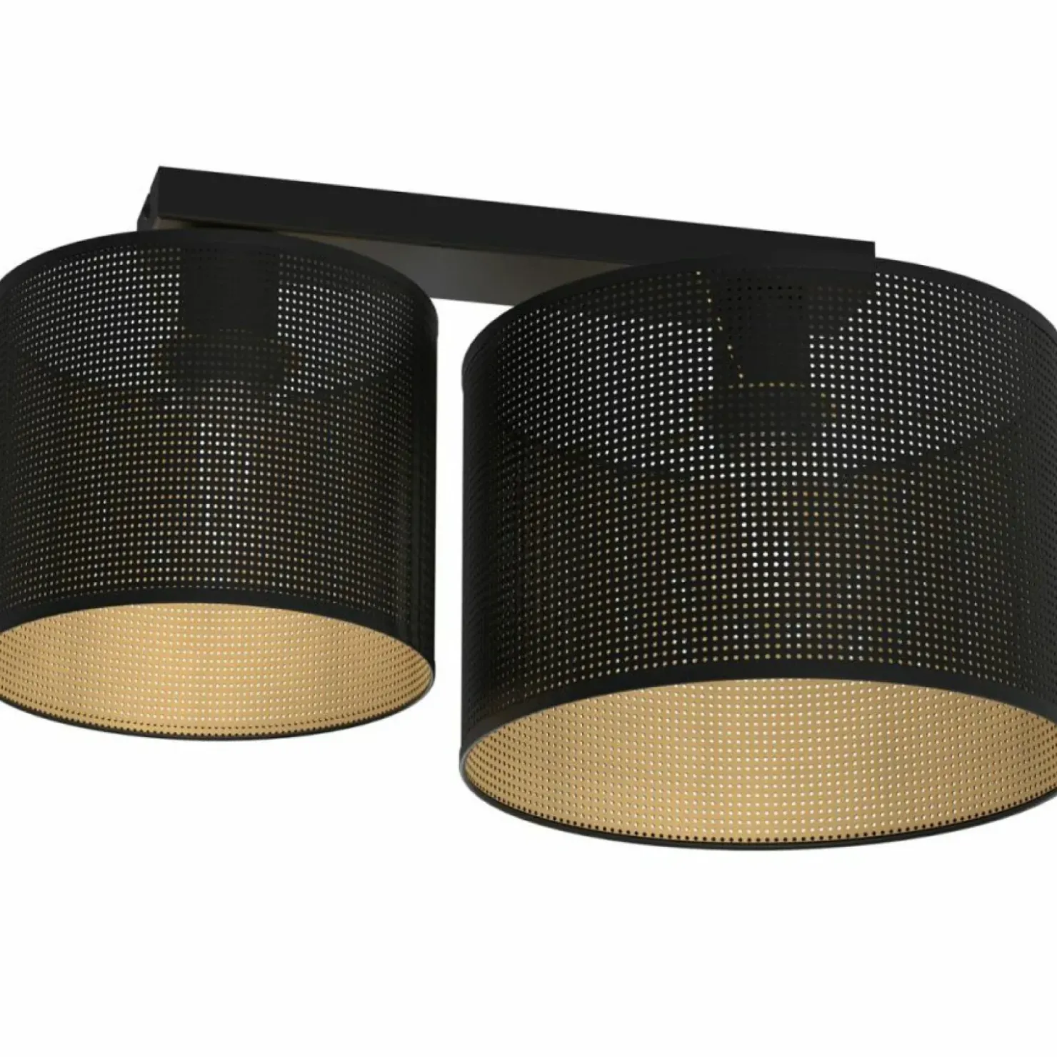 Lampa sufitowa z czarno-złotymi abażurami LX 5228 LOFT SHADE | Kaja*Sklep Kaja Shop