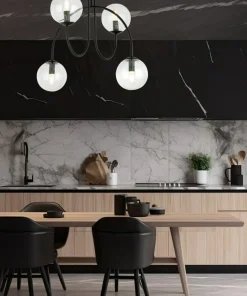 Store Sklep Kaja Lampa sufitowa z czterema kulistymi kloszami 1286/4A z serii ARCHI