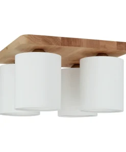 Cheap Sklep Kaja Lampa sufitowa z drewna, do rustykalnej sypialni 8512474 JENTA | Kaja