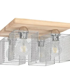 Clearance Sklep Kaja Lampa sufitowa z drucianymi kloszami 8175474 NORMAN WOOD | Kaja