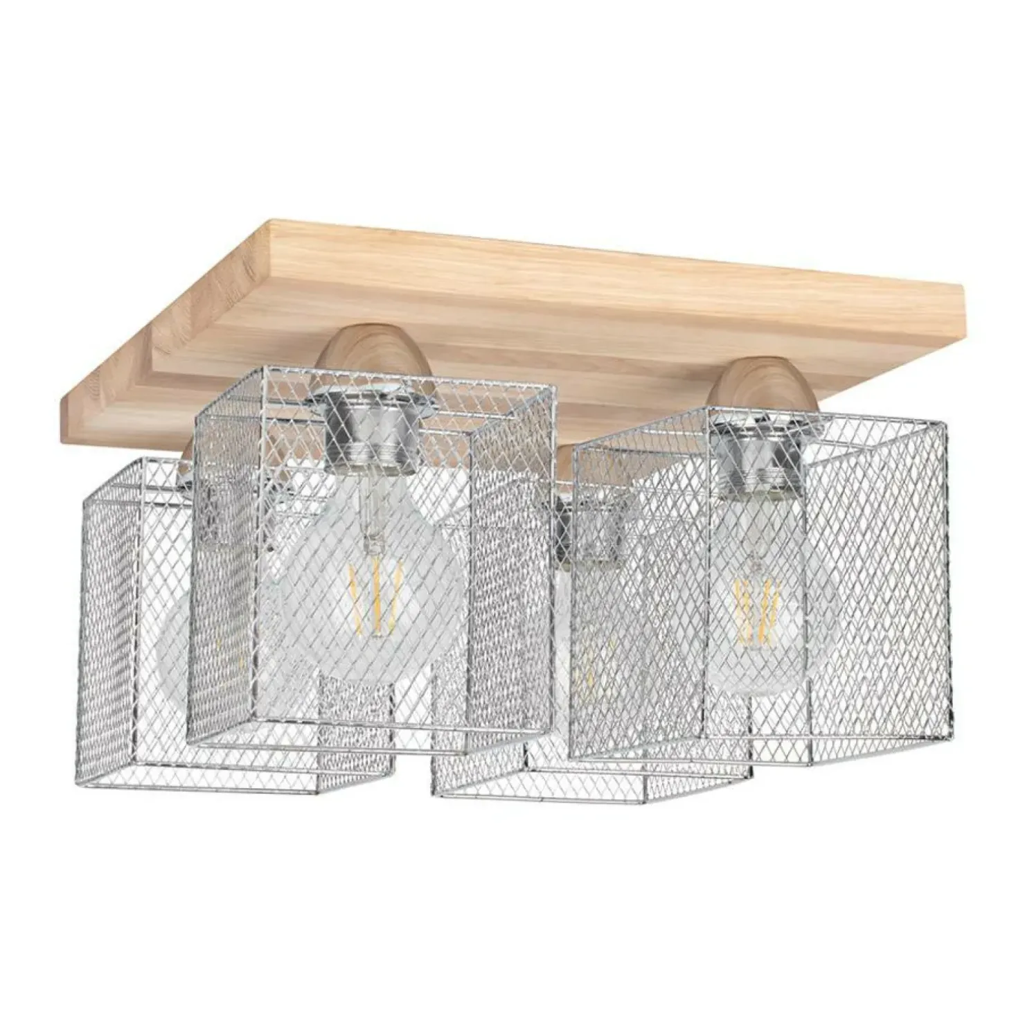Clearance Sklep Kaja Lampa sufitowa z drucianymi kloszami 8175474 NORMAN WOOD | Kaja