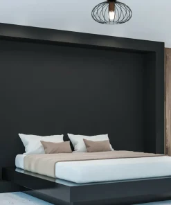 Store Sklep Kaja Lampa sufitowa z drucianym kloszem MLP7958 z serii MERIDIANO | Kaja Oświetlenie