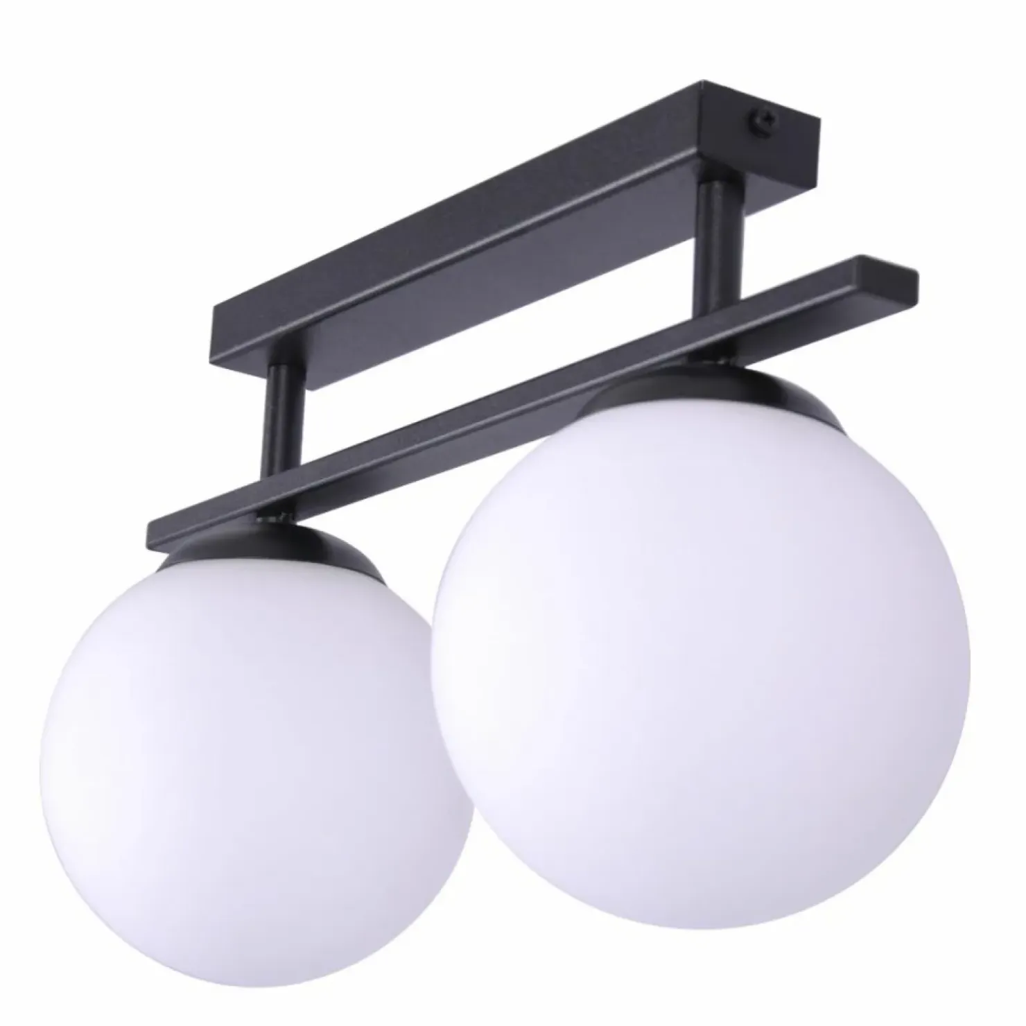Outlet Sklep Kaja Lampa sufitowa z dwoma kulistymi kloszami ZM 1211 GLOBE | Kaja