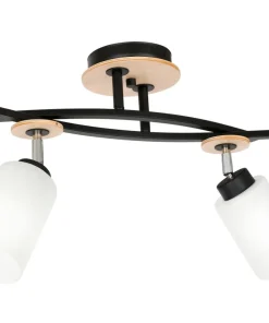 Best Sklep Kaja Lampa sufitowa z dwoma reflektorami, z kloszami LX 1521 z serii TOKIO