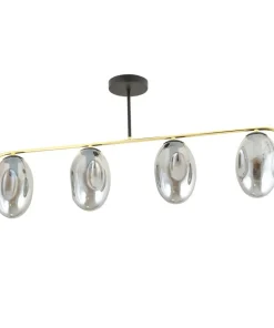 Store Sklep Kaja Lampa sufitowa z kloszami w kolorze grafitowym 1280/4 z serii FINES