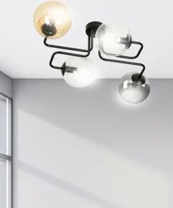 Cheap Sklep Kaja Lampa sufitowa z kolorowymi kloszami 843/4M1 | Kaja Oświetlenie