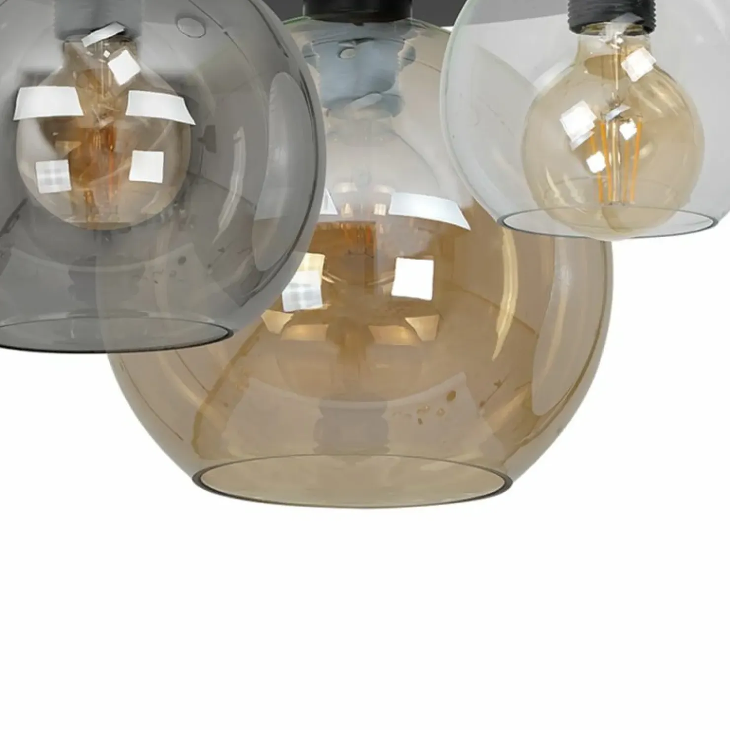 Lampa sufitowa z kolorowymi, okrągłymi kloszami MLP6589 SOFIA | Kaja*Sklep Kaja Sale