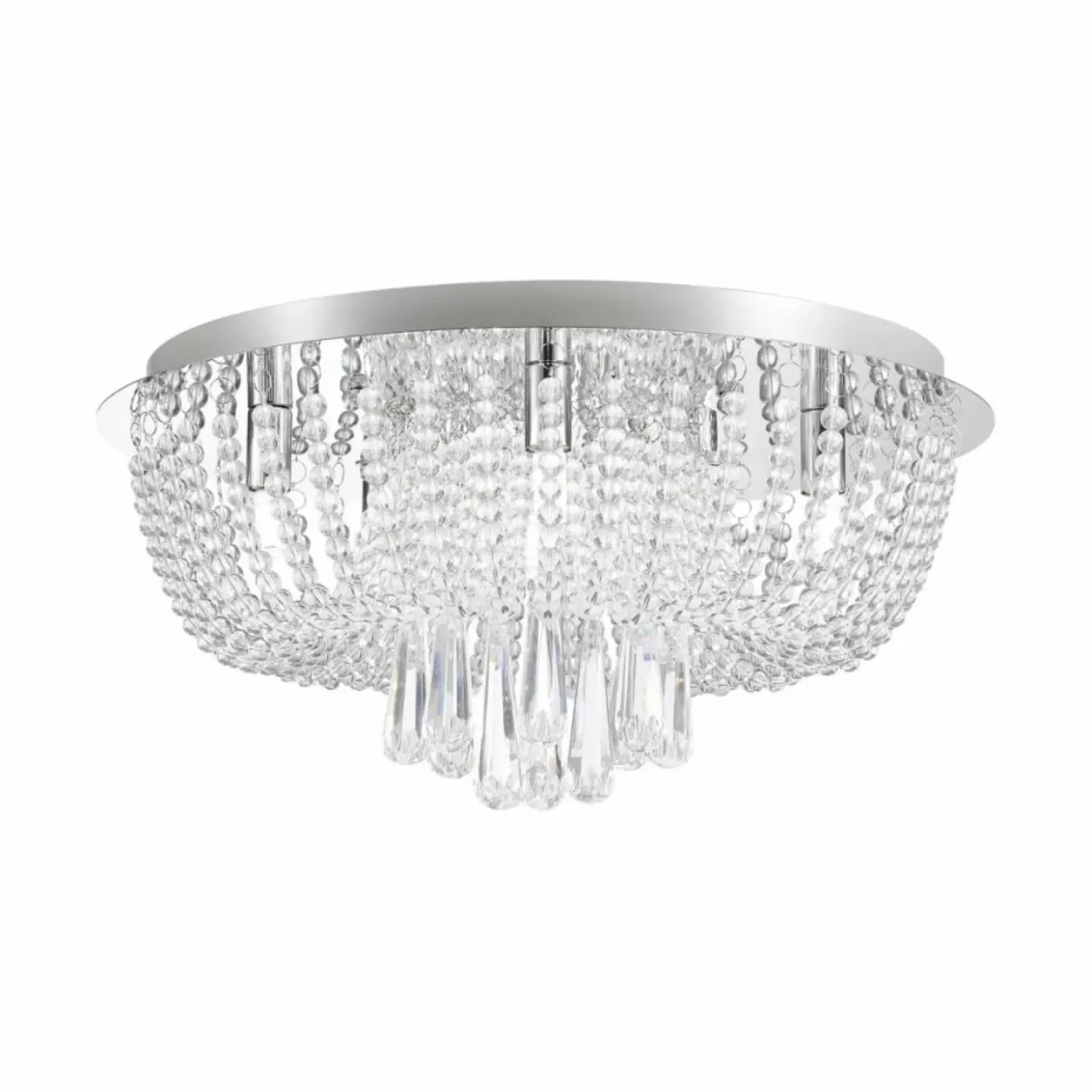 Lampa sufitowa z kryształkami ⌀45cm 19157M SENSI| Kaja Oświetlenie*Sklep Kaja Sale