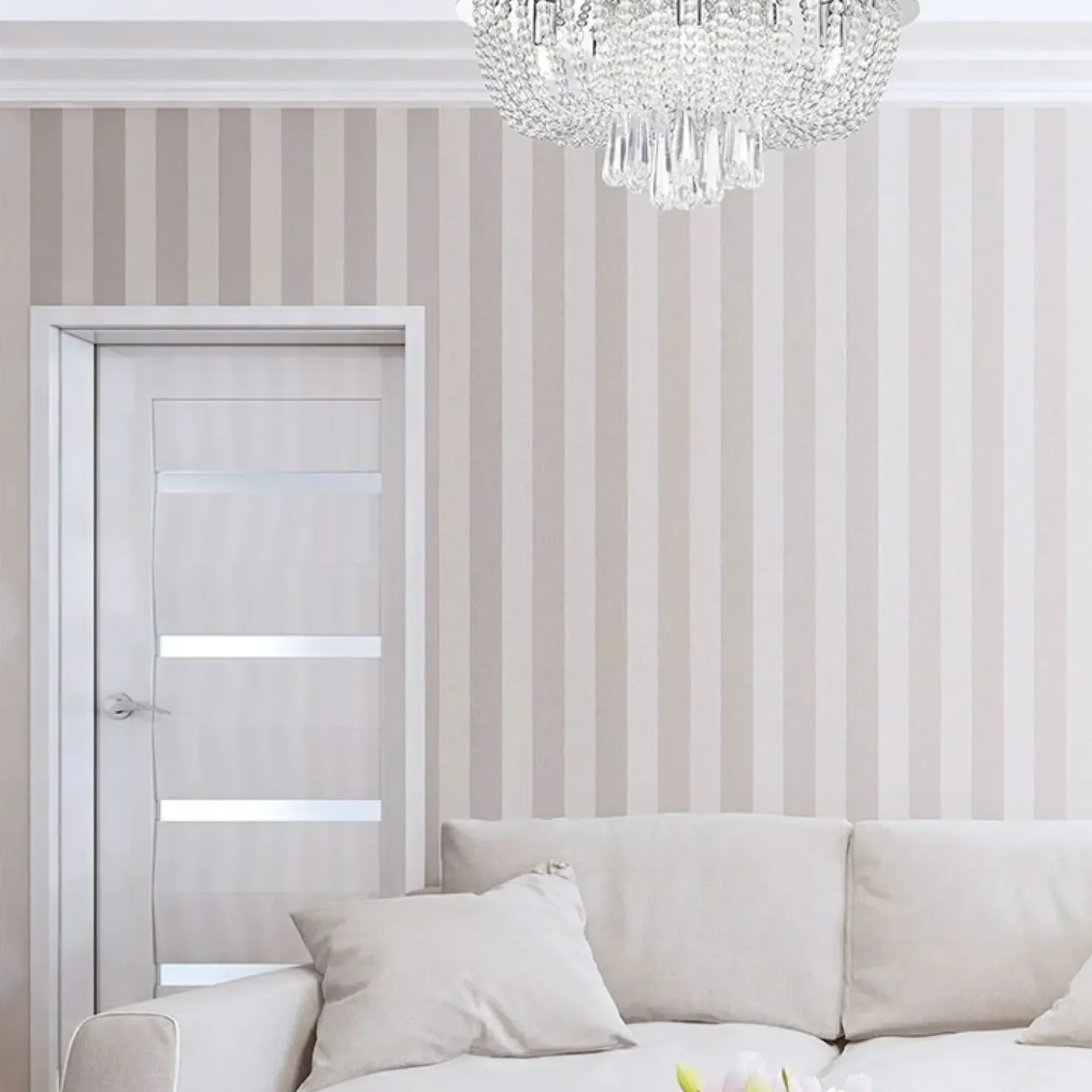 Lampa sufitowa z kryształkami ⌀45cm 19157M SENSI| Kaja Oświetlenie*Sklep Kaja Sale