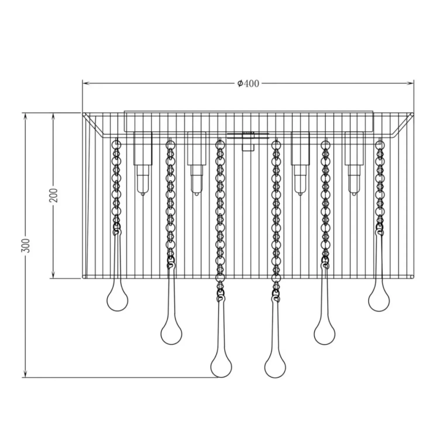 Lampa sufitowa z kryształkami RLX92174-8A VERONA| Kaja Oświetlenie*Sklep Kaja Sale