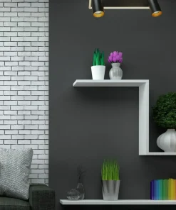 Discount Sklep Kaja Lampa sufitowa z ledem dookoła listwy LP-0612/2WS BK PARMA | Kaja
