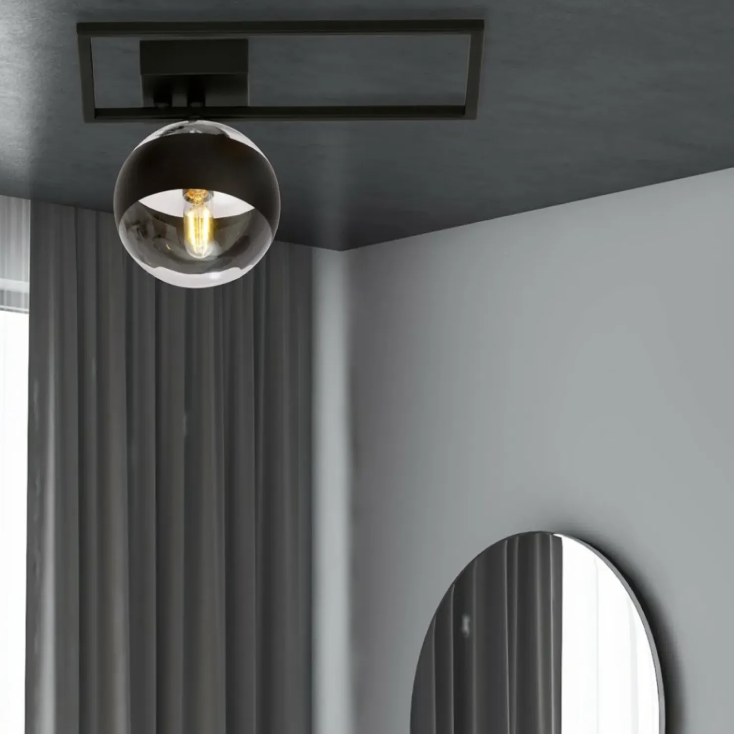 Lampa sufitowa z metalową ramką, do holu 1132/1D IMAGO | Kaja*Sklep Kaja Flash Sale