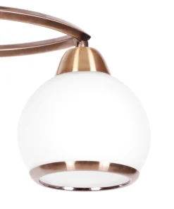 Lampa sufitowa z okrągłymi kloszami K-JSL-6084/3 AB LARA | Kaja*Sklep Kaja Shop