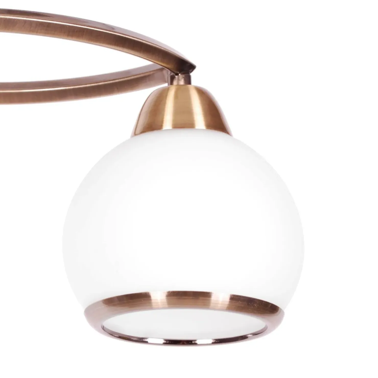 Lampa sufitowa z okrągłymi kloszami K-JSL-6084/3 AB LARA | Kaja*Sklep Kaja Shop