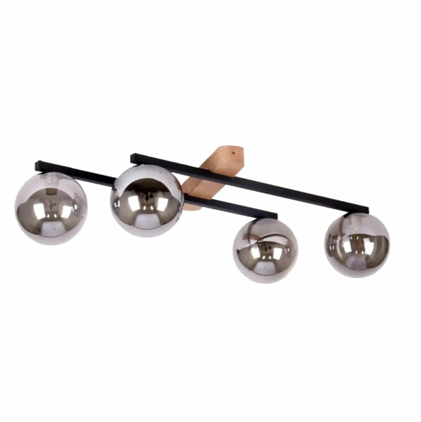 Lampa sufitowa z okrągłymi, ciemnymi kloszami TK 5712 z serii BOIS*Sklep Kaja Shop