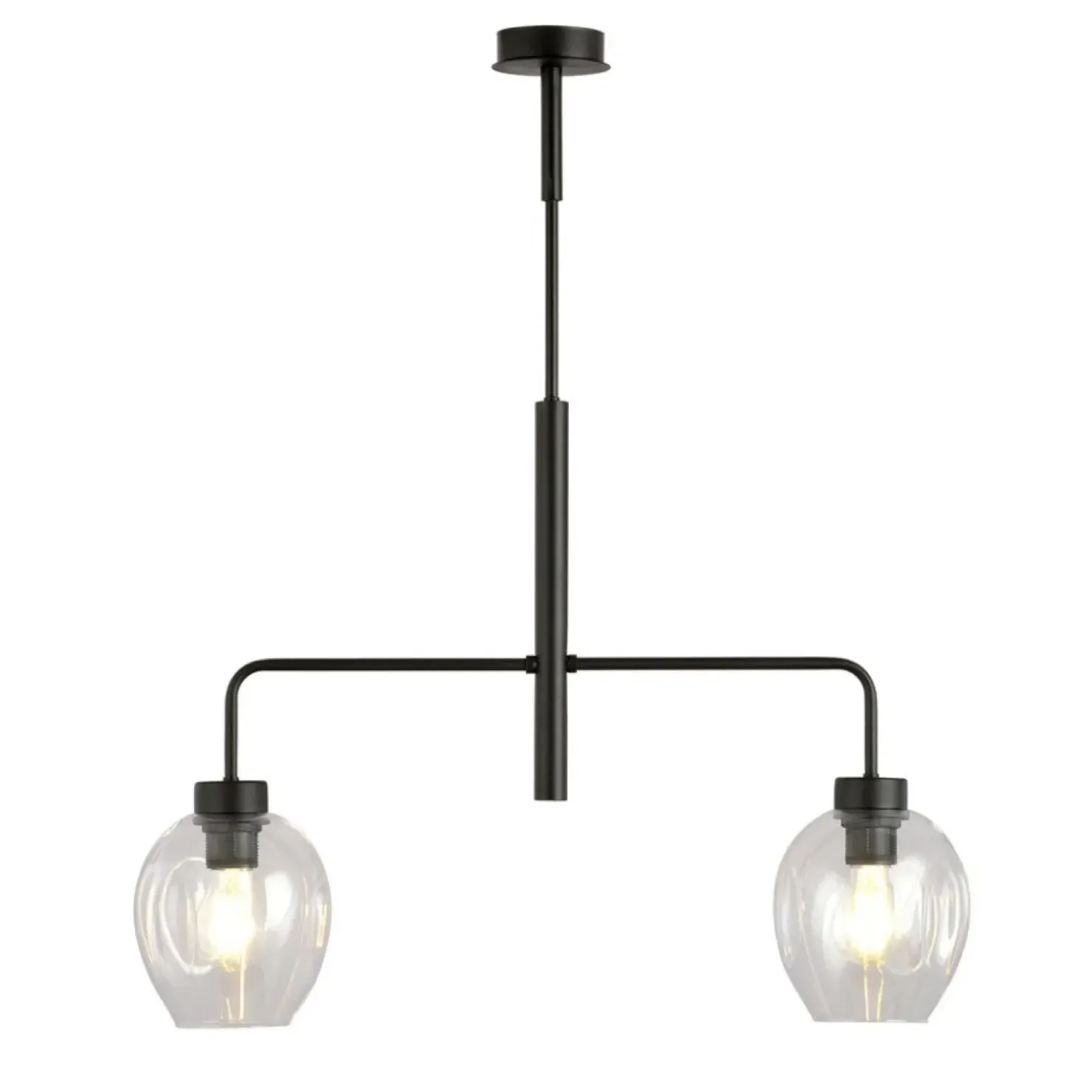 Clearance Sklep Kaja Lampa sufitowa z ozdobnymi kloszami 1164/2 LUKKA | Kaja Oświetlenie