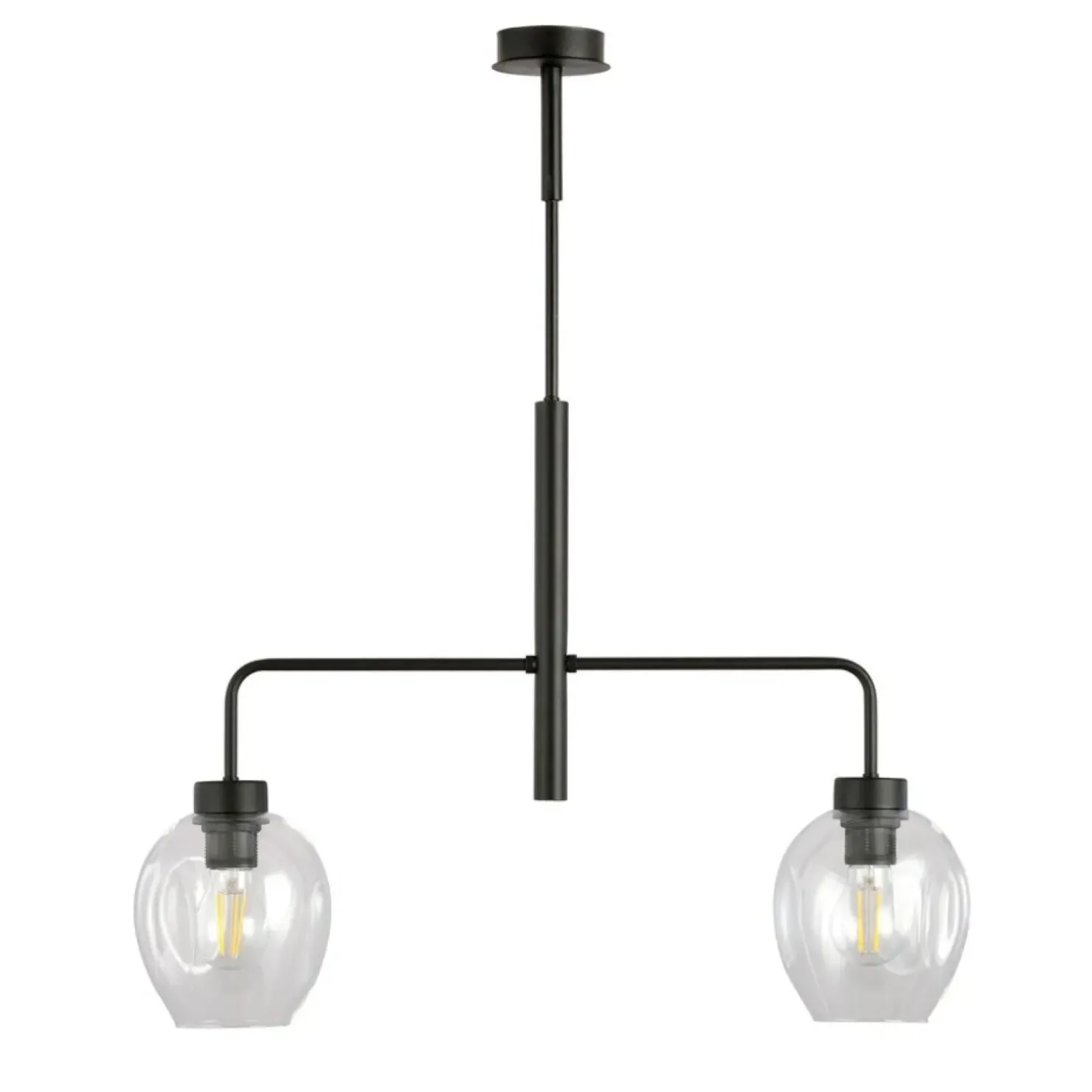 Clearance Sklep Kaja Lampa sufitowa z ozdobnymi kloszami 1164/2 LUKKA | Kaja Oświetlenie