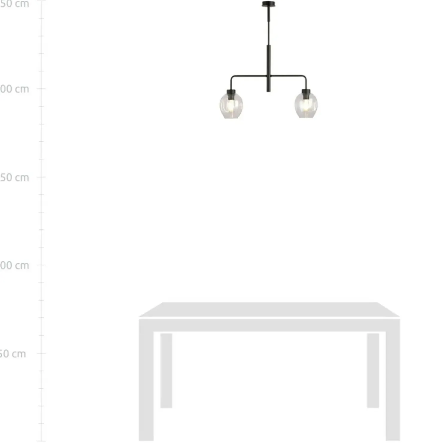 Clearance Sklep Kaja Lampa sufitowa z ozdobnymi kloszami 1164/2 LUKKA | Kaja Oświetlenie