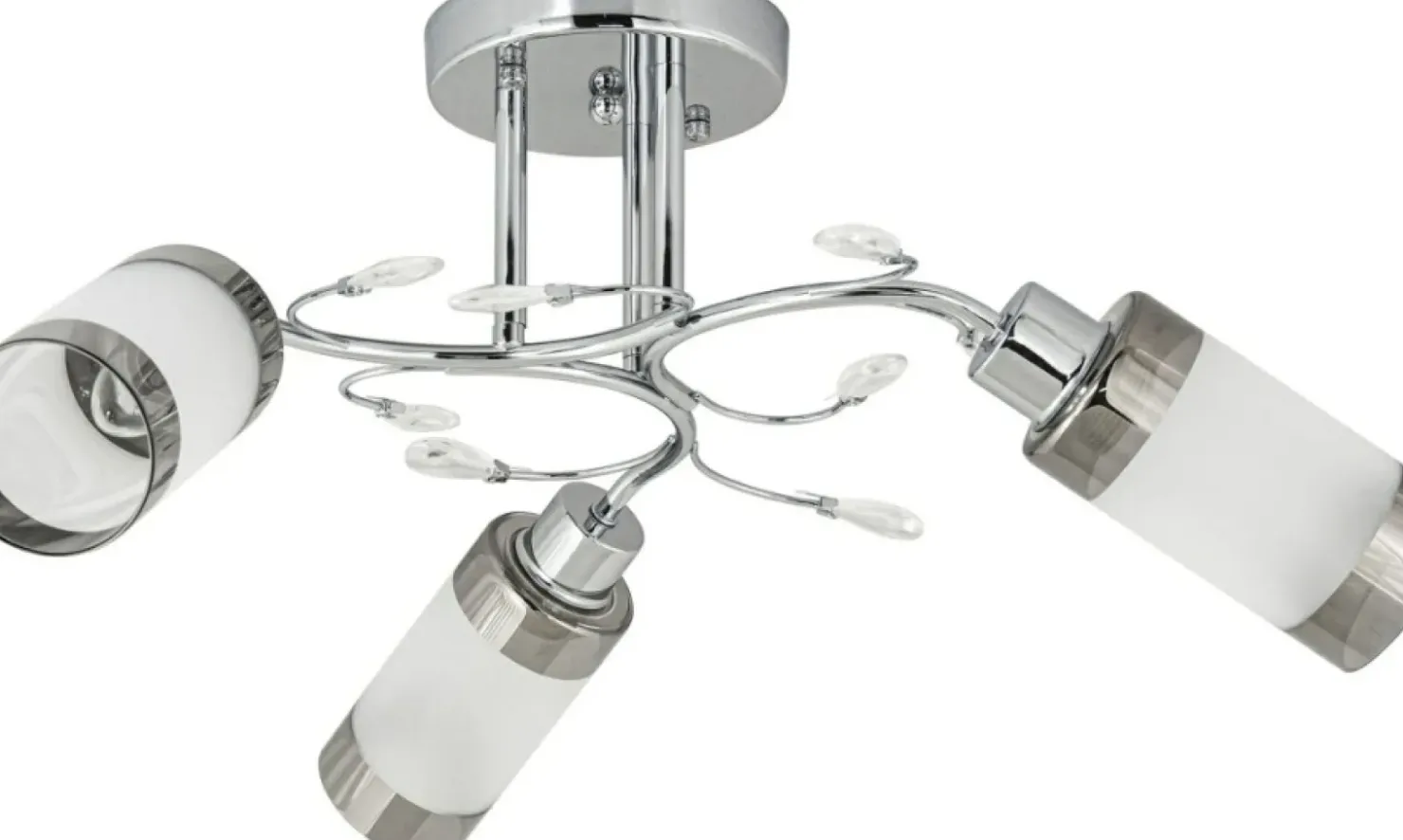 Lampa sufitowa z ozdobnymi kryształkami 8267/3 8C | Kaja Oświetlenie*Sklep Kaja Shop