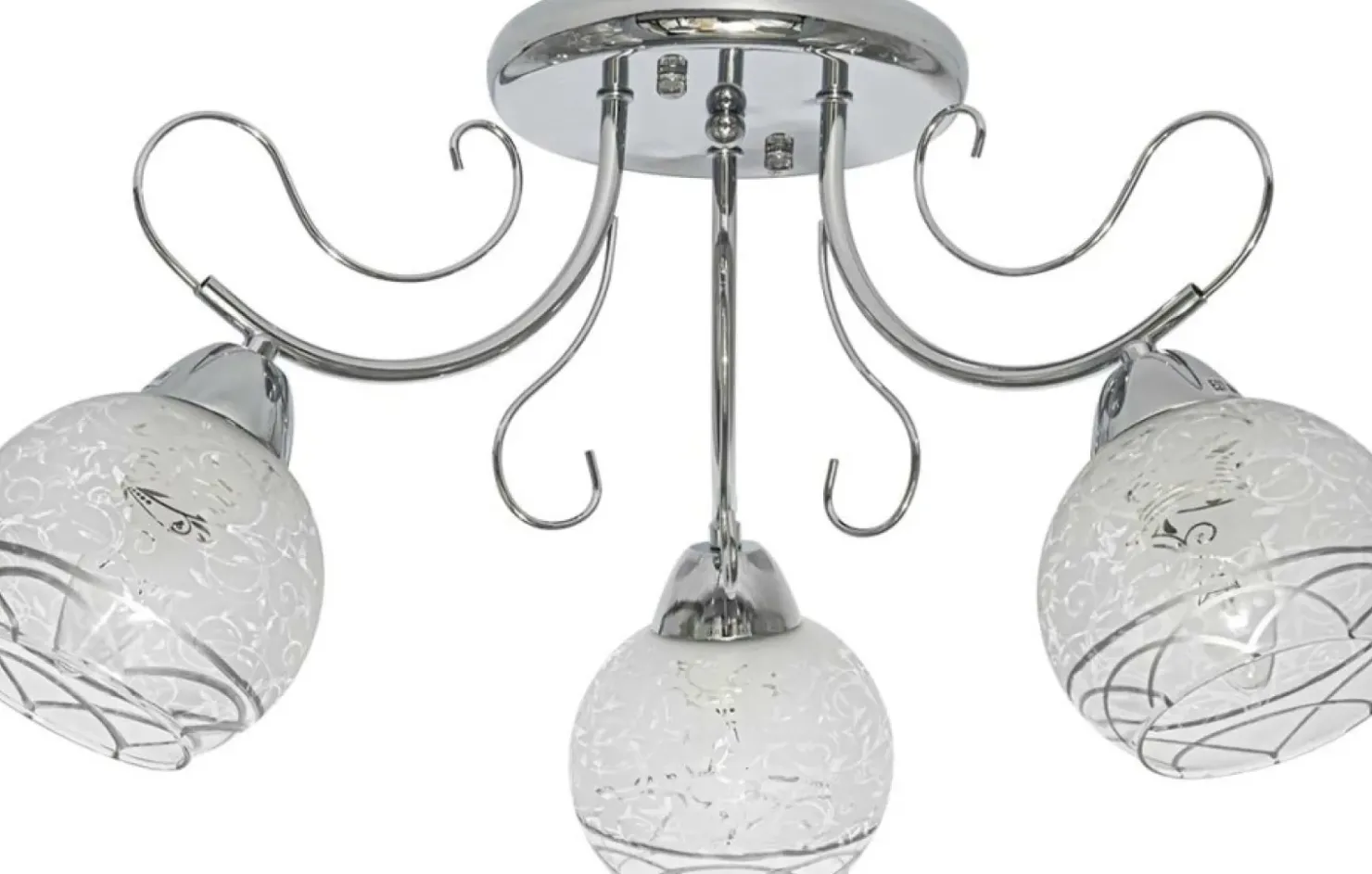 Lampa sufitowa z ozdobnymi kloszami 8957/3 8C TOGO | Kaja Oświetlenie*Sklep Kaja Sale