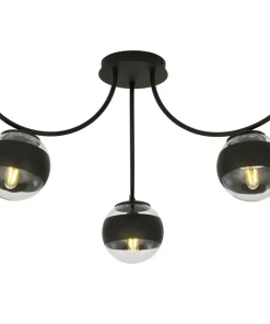 Cheap Sklep Kaja Lampa sufitowa z przezroczystymi kloszami 1111/3 BOSTON | Kaja