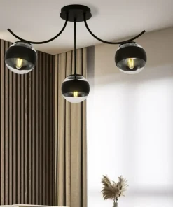 Cheap Sklep Kaja Lampa sufitowa z przezroczystymi kloszami 1111/3 BOSTON | Kaja
