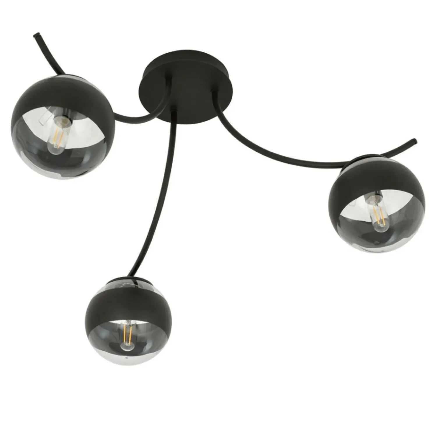 Cheap Sklep Kaja Lampa sufitowa z przezroczystymi kloszami 1111/3 BOSTON | Kaja