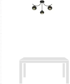 Cheap Sklep Kaja Lampa sufitowa z przezroczystymi kloszami 1111/3 BOSTON | Kaja