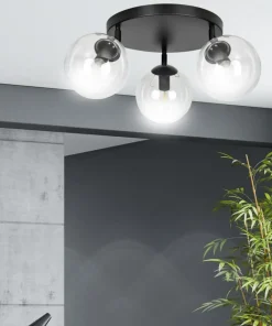 Fashion Sklep Kaja Lampa sufitowa z przezroczystymi kloszami 776/3APREM | Kaja