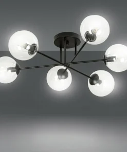 Discount Sklep Kaja Lampa sufitowa z przezroczystymi kloszami 831/6B | Kaja Oświetlenie